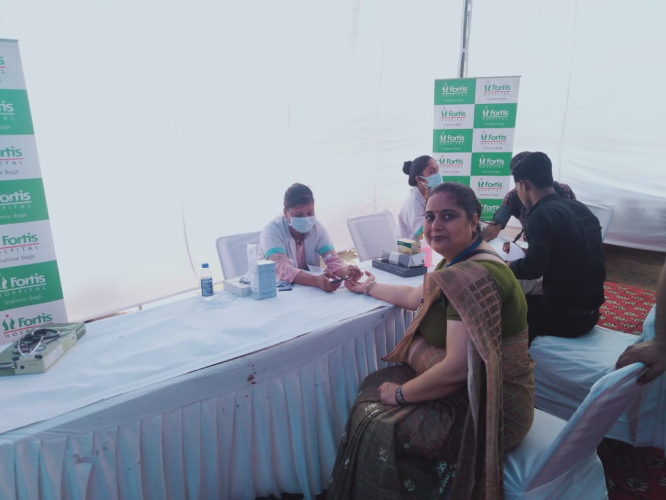 Health and Blood Donation Camp